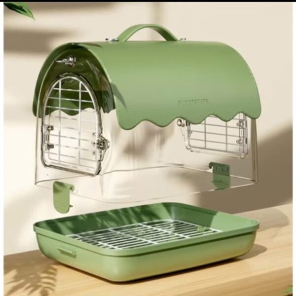Lồng vận chuyển chim/vẹt tiện lợi, thoáng khí